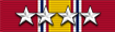 Professional Development Ribbon with Four Silver Stars